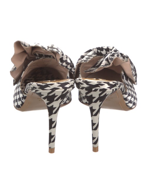 Alexandre Vauthier Satin Printed Mules