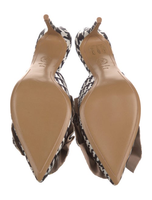 Alexandre Vauthier Satin Printed Mules