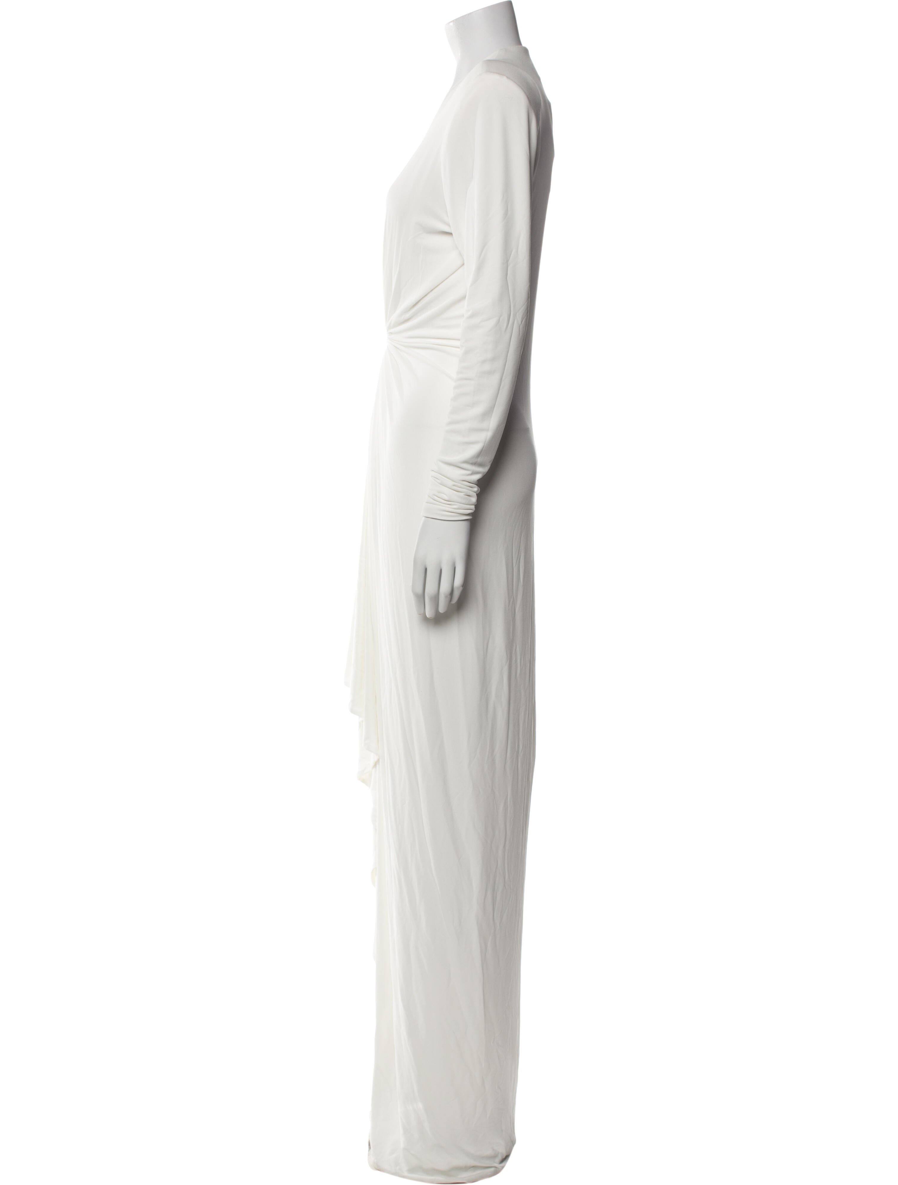 Alexandre Vauthier V-Neck Long Dress w/ Tags