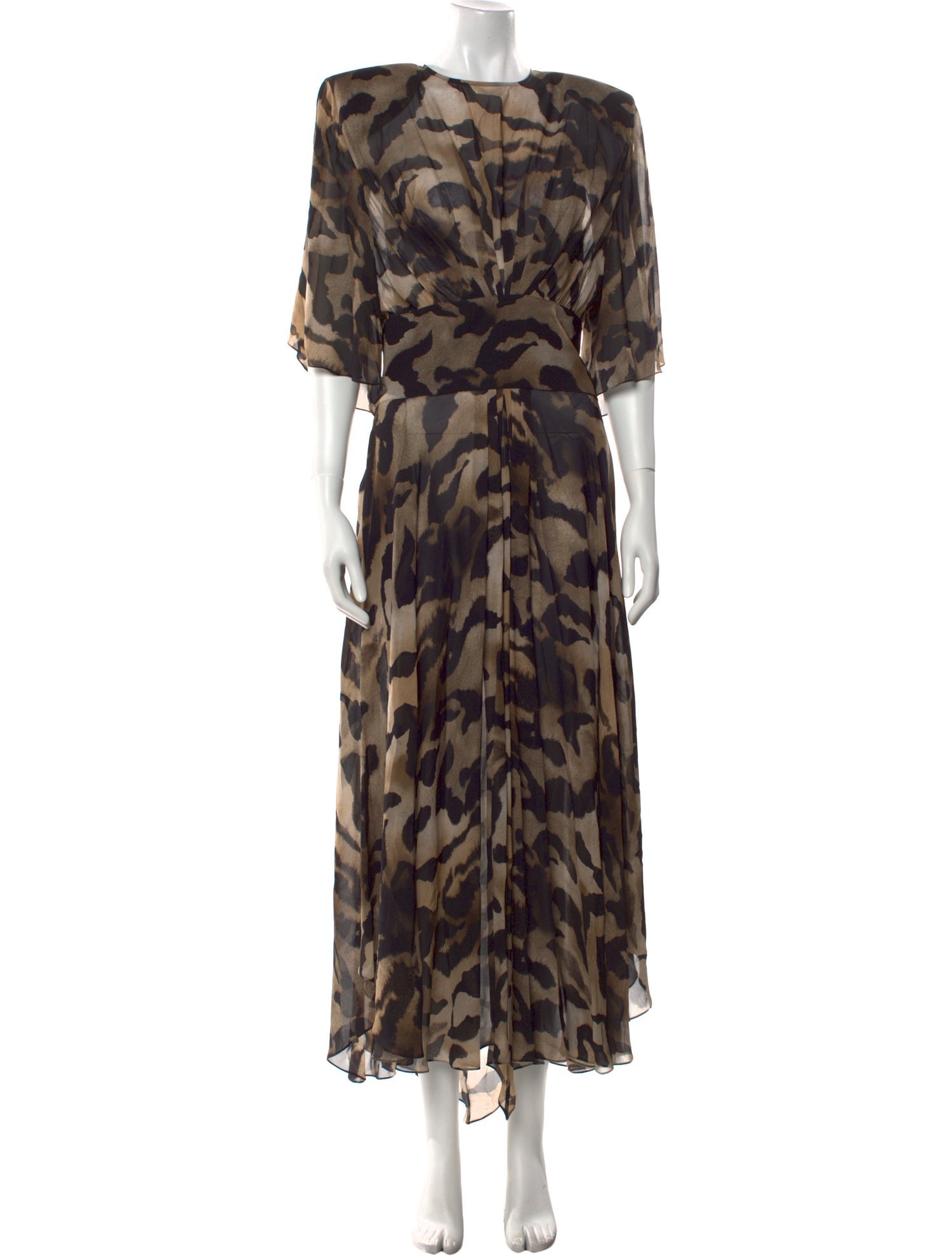Alexandre Vauthier Printed Long Dress w/ Tags