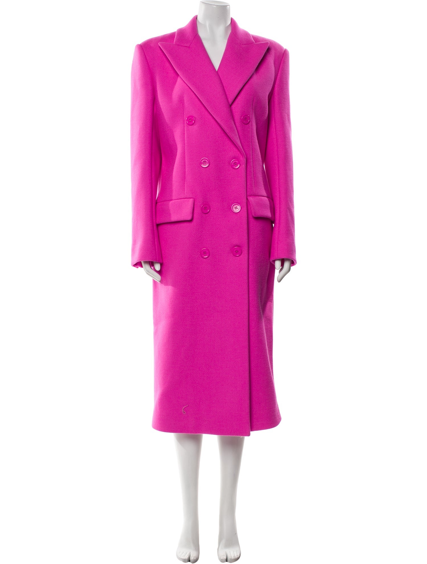 Alexandre Vauthier Virgin Wool Trench Coat w/ Tags