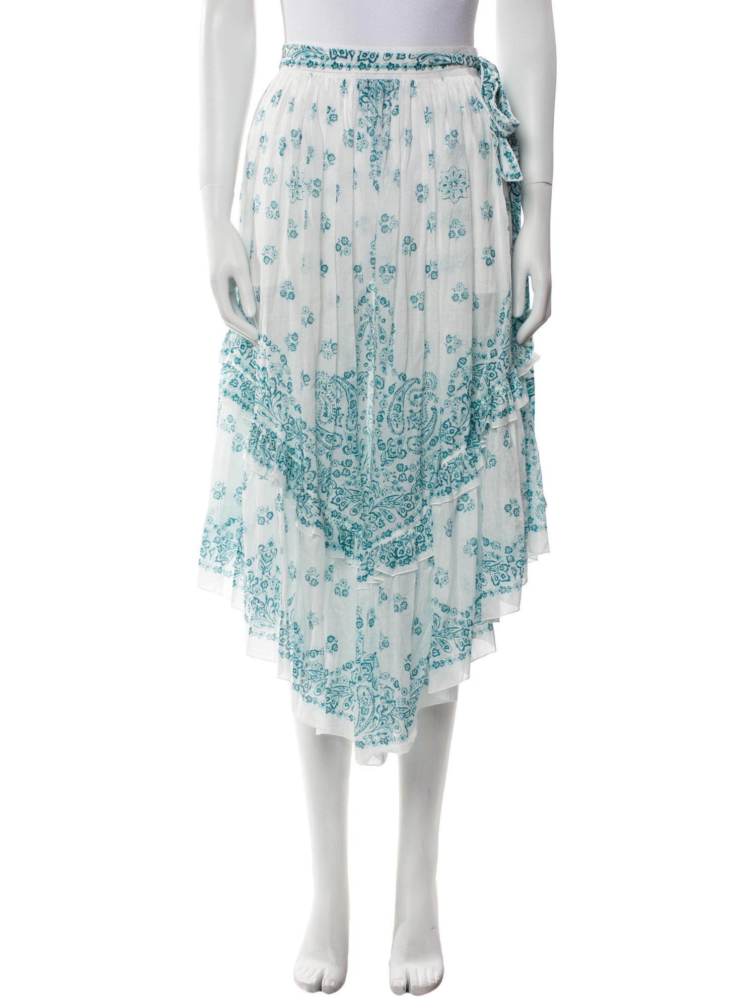 Alexandre Vauthier Floral Print Midi Length Skirt w/ Tags