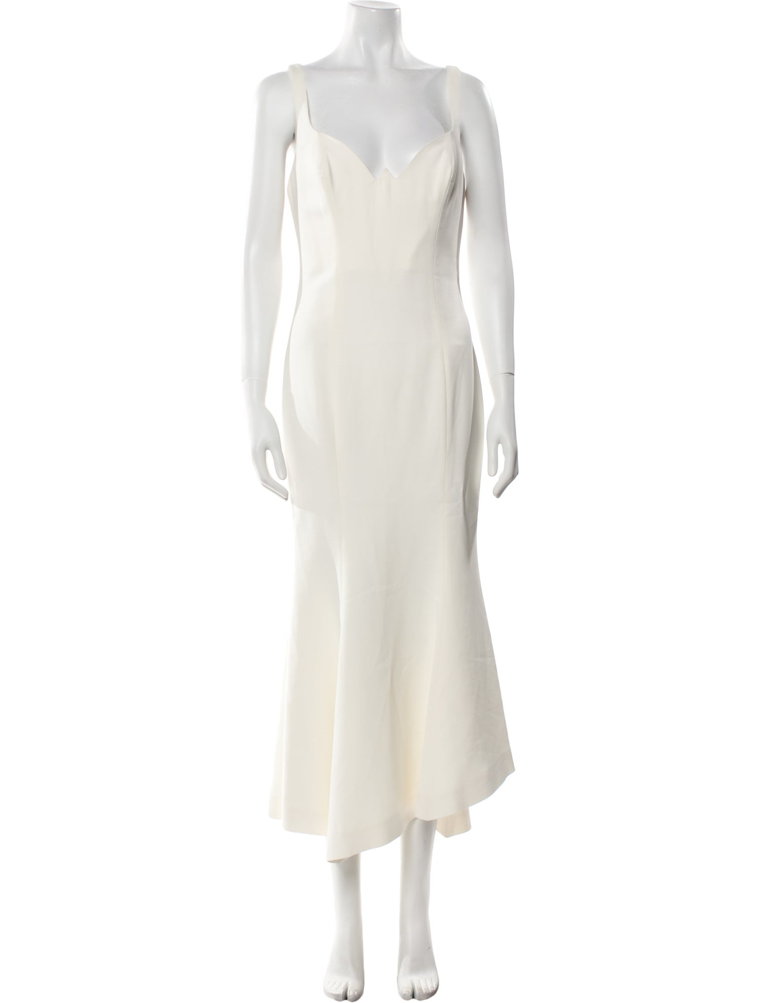 Alexandre Vauthier Square Neckline Long Dress W/ Tags