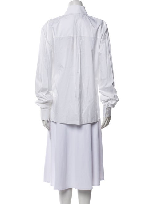 Alexandre Vauthier Long Sleeve Button-Up Top