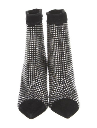 Alexandre Vauthier Suede Moto Boots w/ Tags