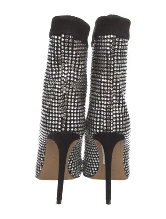 Alexandre Vauthier Suede Moto Boots w/ Tags