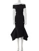 Alexandre Vauthier Off-The-Shoulder Midi Length Dress