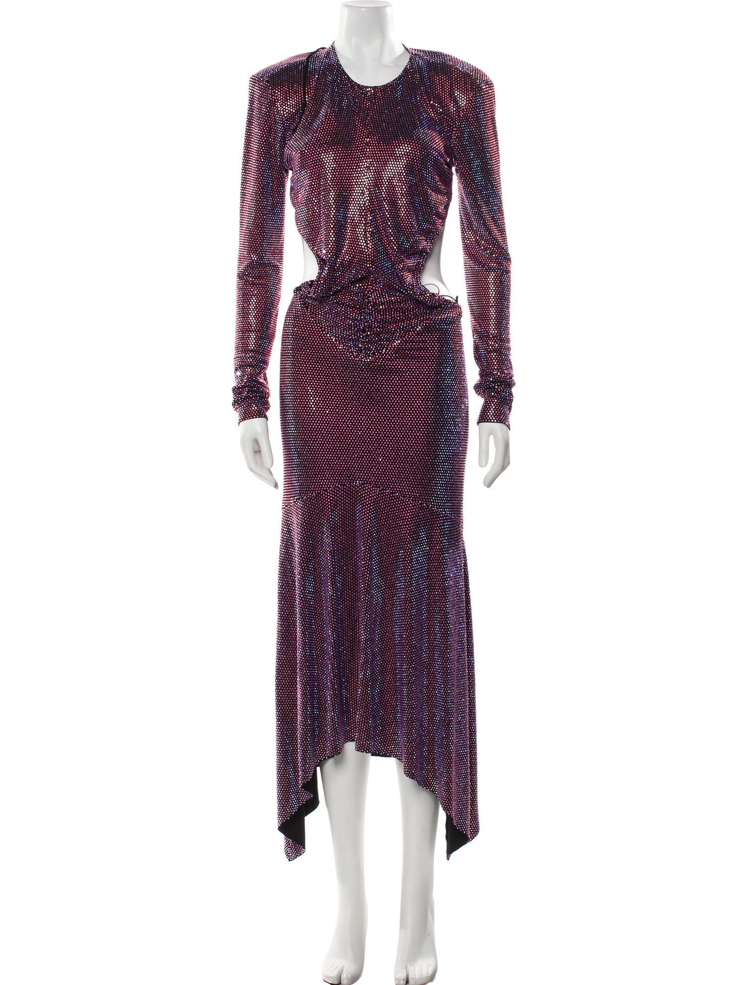 Alexandre Vauthier Crew Neck Long Dress w/ Tags