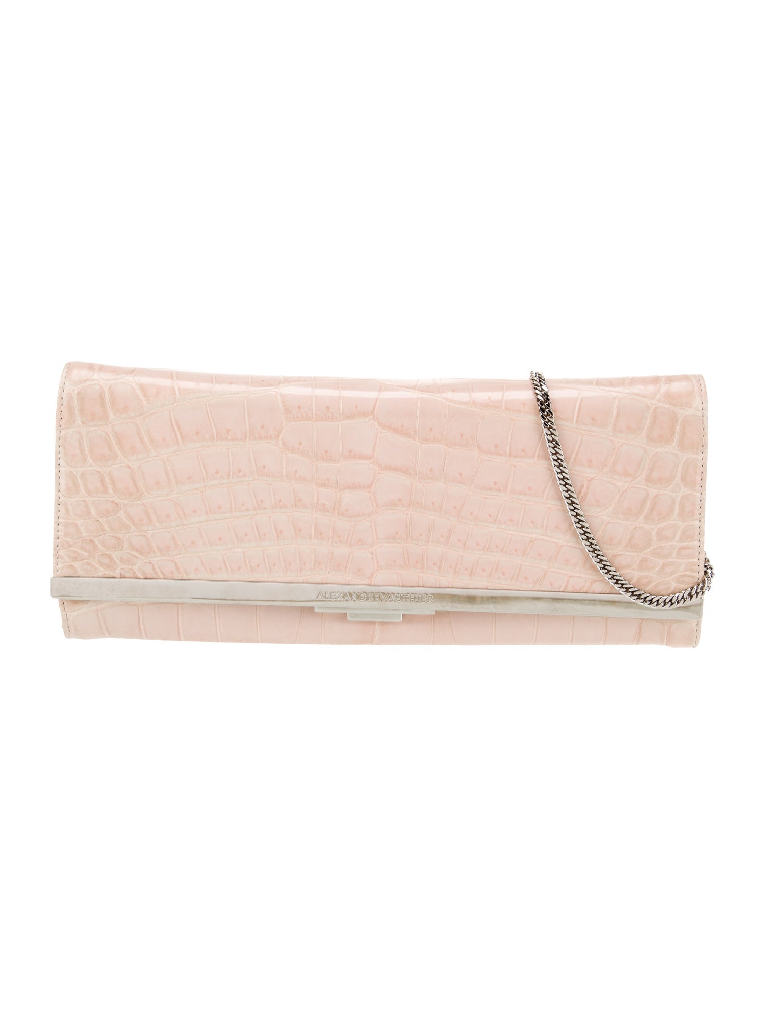 Alexandre Vauthier Embossed Leather Clutch