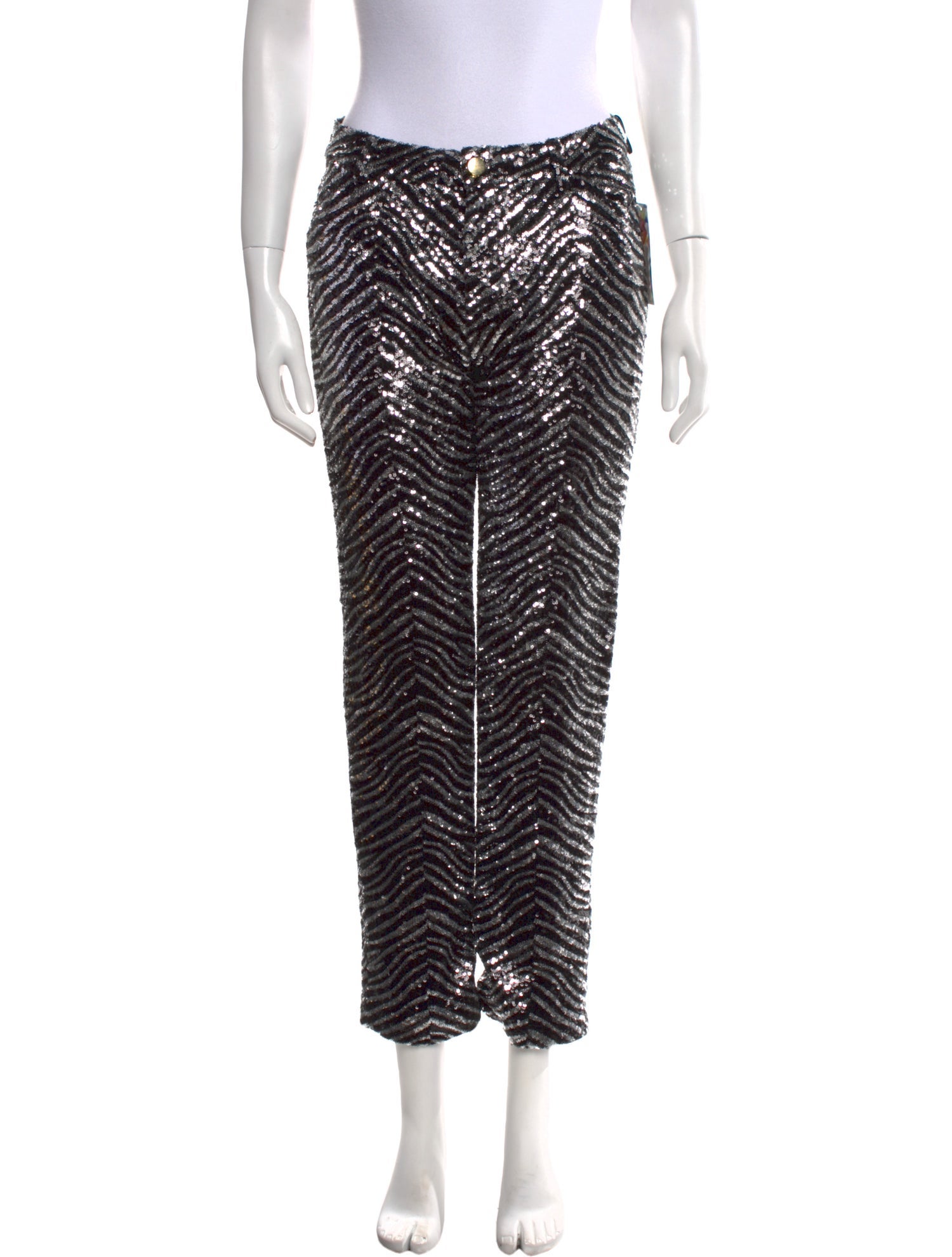 Alexandre Vauthier Striped Straight Leg Pants