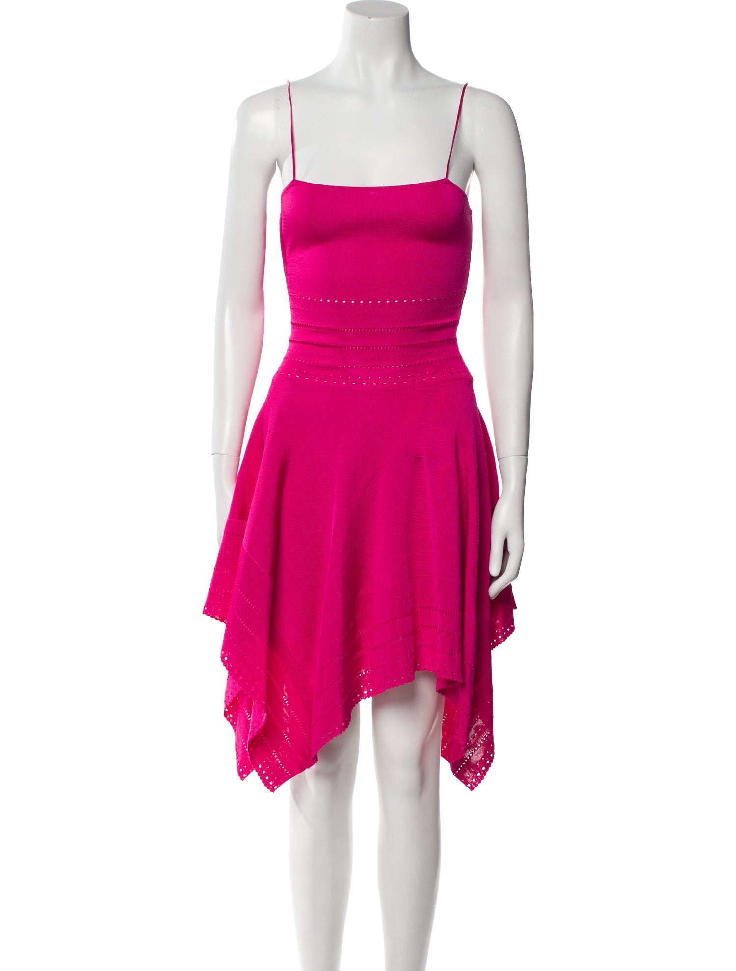 Alexandre Vauthier Square Neckline Mini Dress