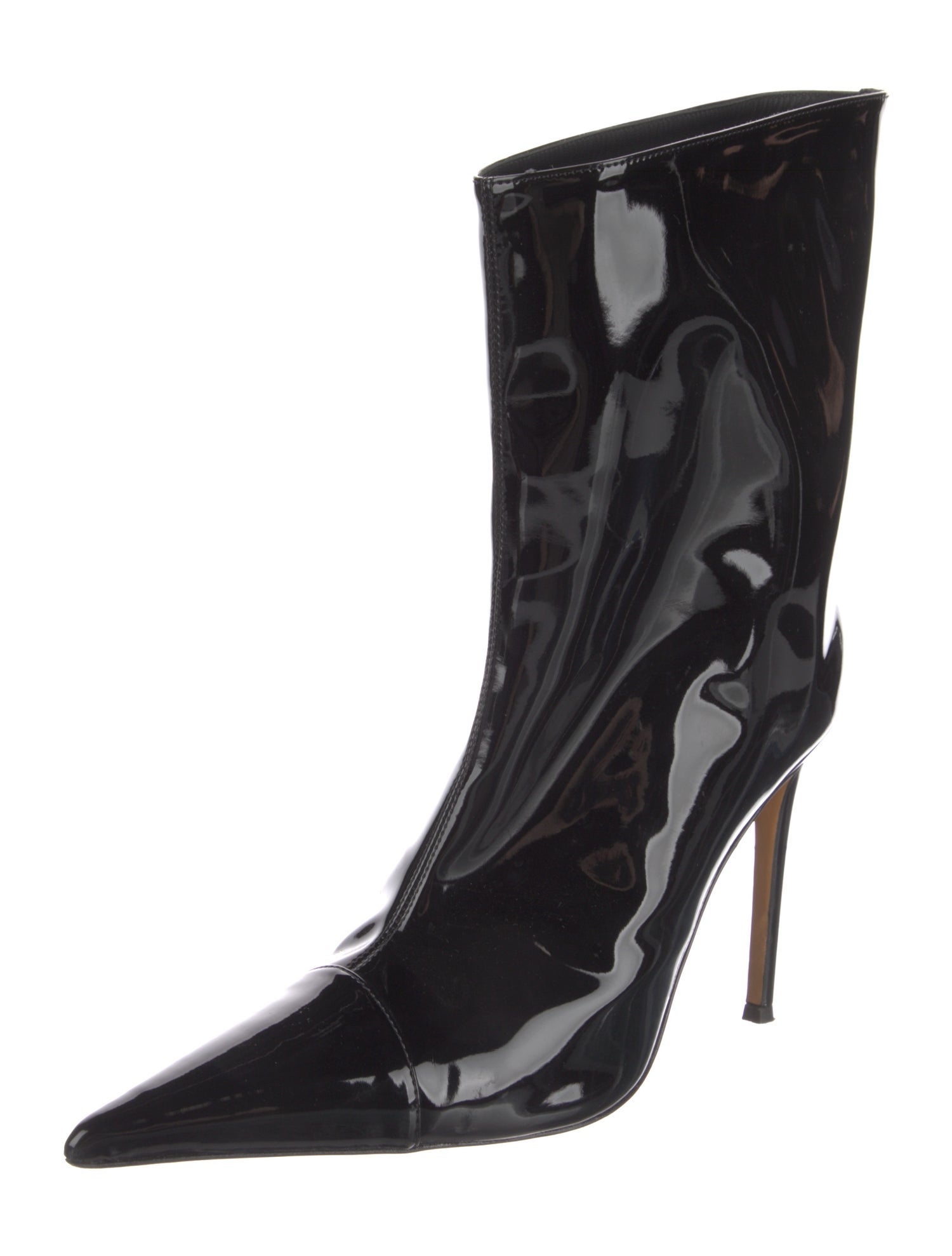 Alexandre Vauthier Patent Leather Boots