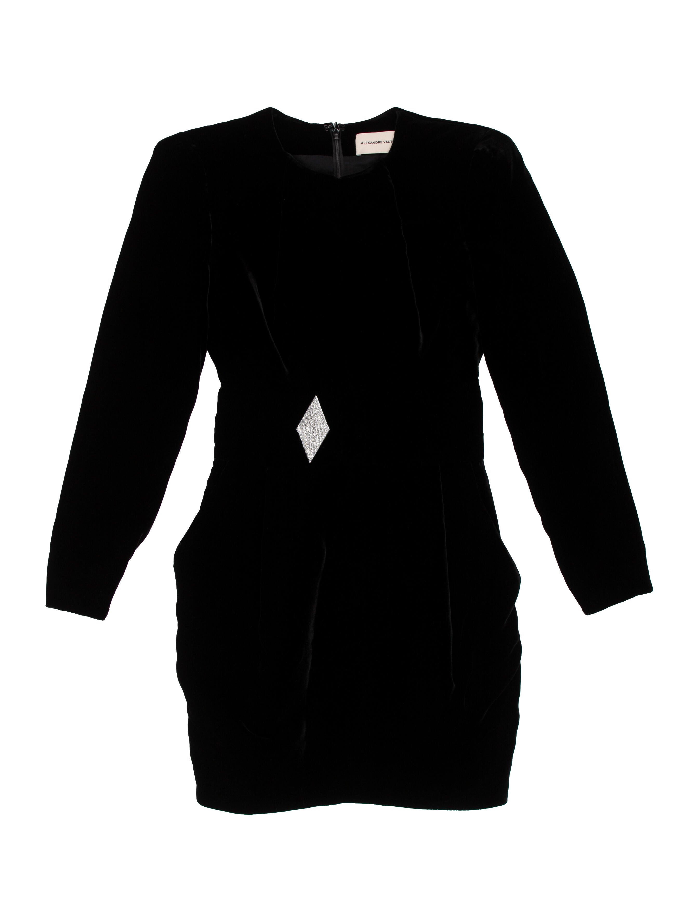 Alexandre Vauthier Mock Neck Mini Dress
