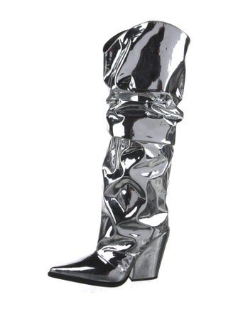 Alexandre Vauthier Patent Leather Boots w/ Tags