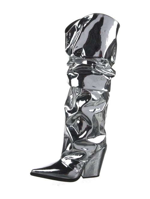 Alexandre Vauthier Patent Leather Boots w/ Tags