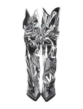 Alexandre Vauthier Patent Leather Boots w/ Tags