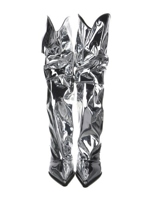 Alexandre Vauthier Patent Leather Boots w/ Tags