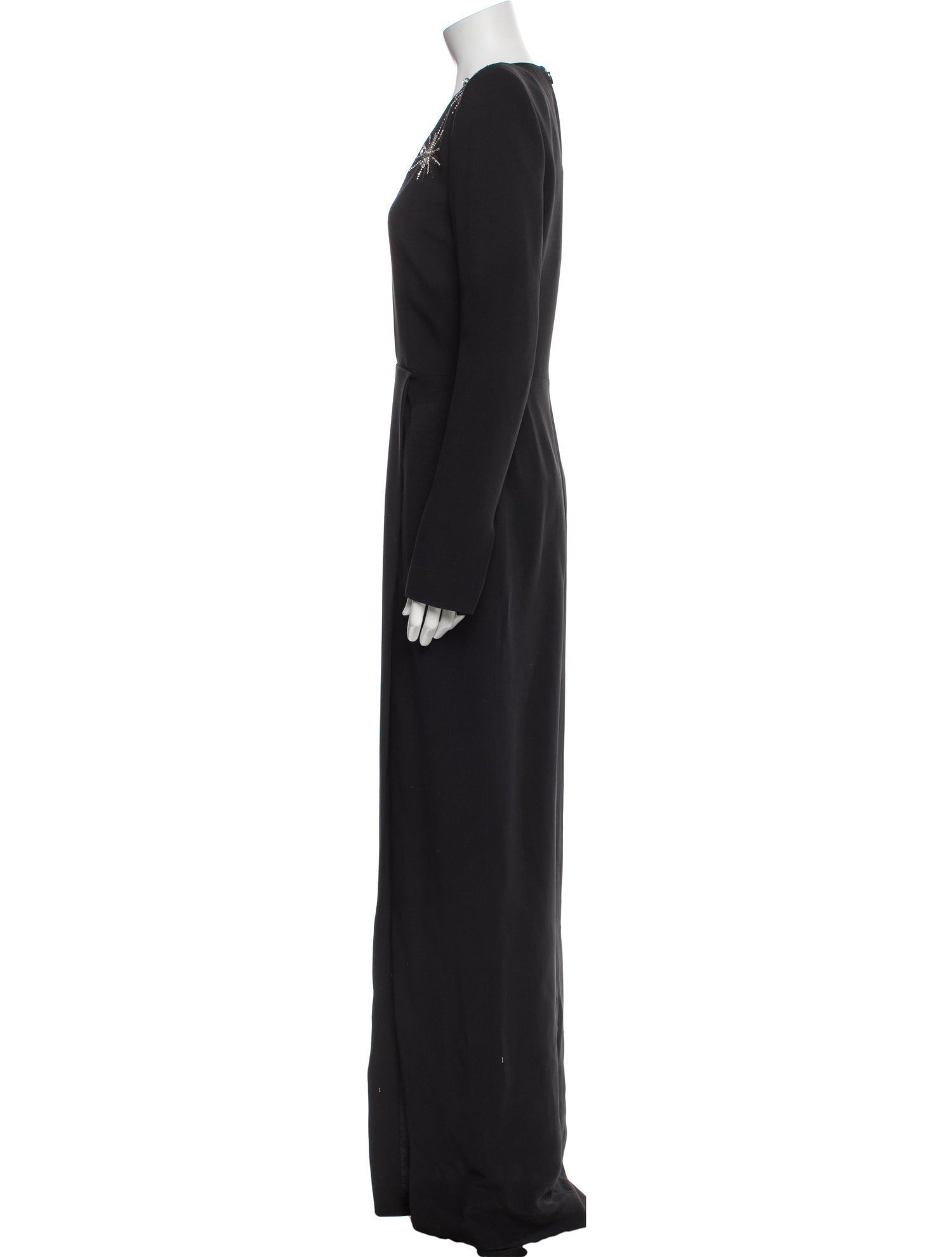 Alexandre Vauthier V-Neck Long Dress