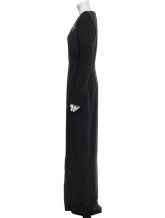 Alexandre Vauthier V-Neck Long Dress