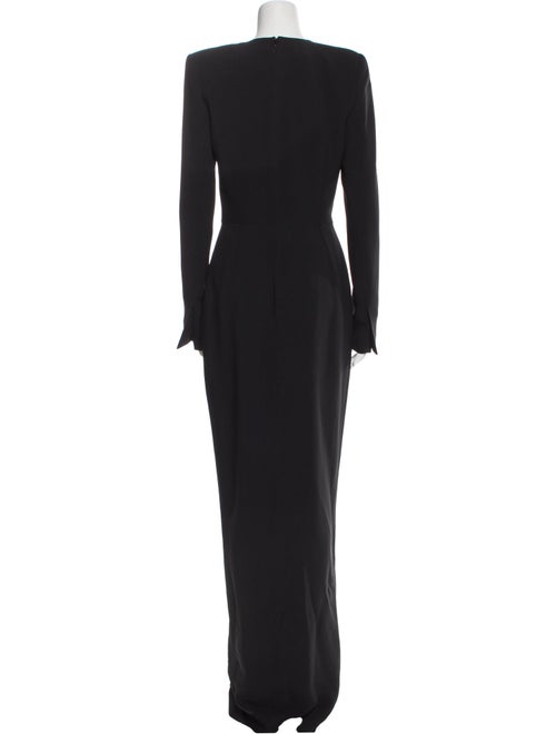 Alexandre Vauthier V-Neck Long Dress