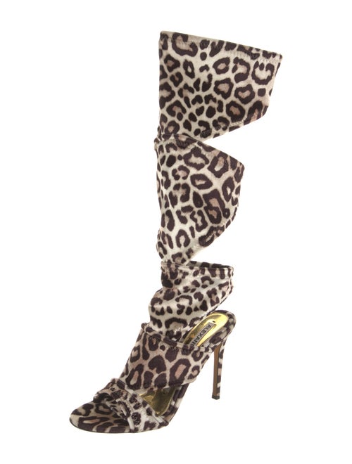 Alexandre Vauthier Printed Gladiator Sandals w/ Tags