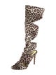 Alexandre Vauthier Printed Gladiator Sandals w/ Tags