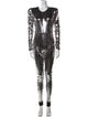 Alexandre Vauthier Sequin Crew Neck Jumpsuit