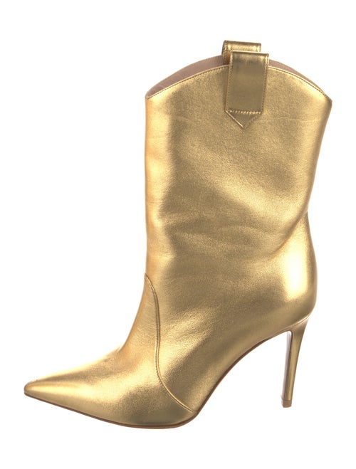 Alexandre Vauthier Leather Western Boots