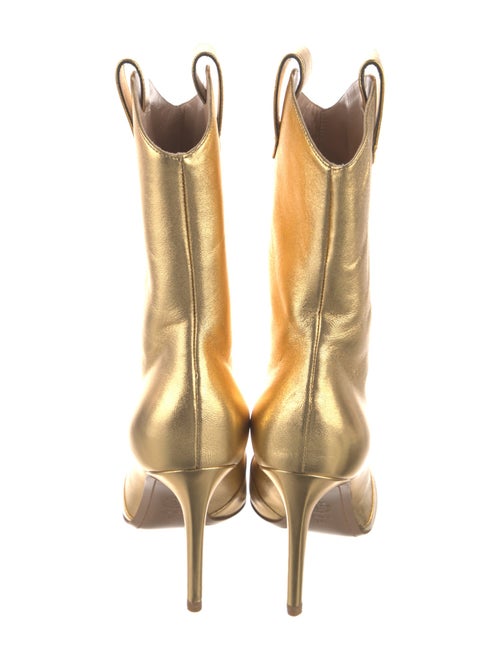 Alexandre Vauthier Leather Western Boots