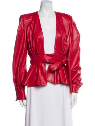 Alexandre Vauthier Leather Evening Jacket