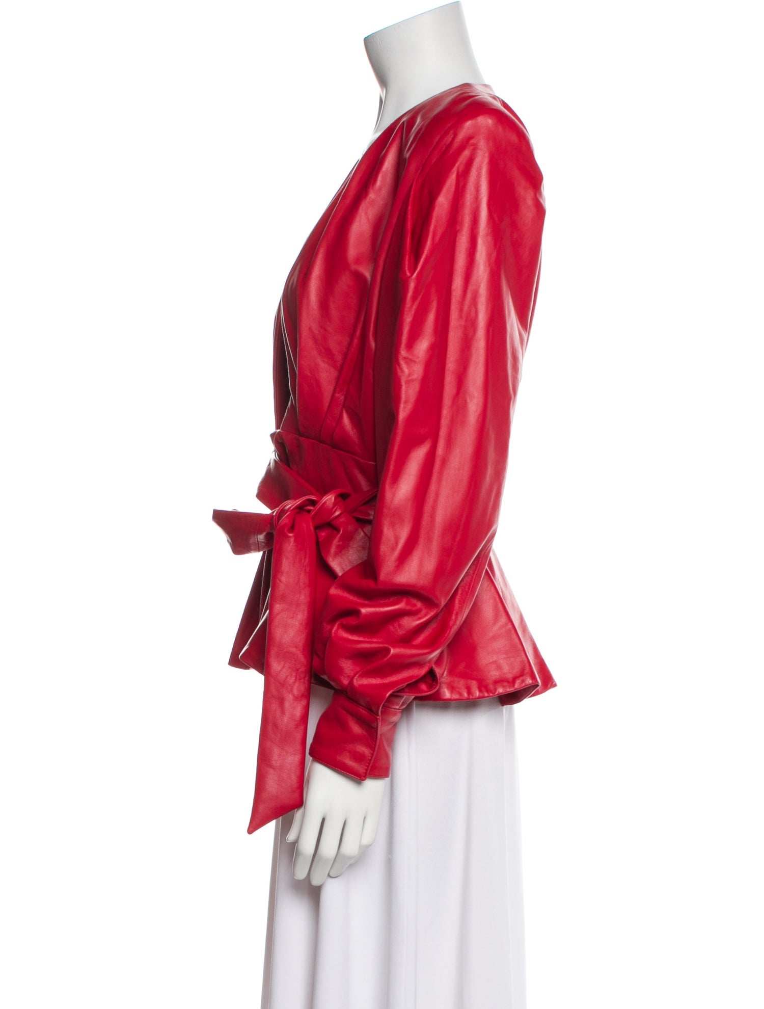 Alexandre Vauthier Leather Evening Jacket