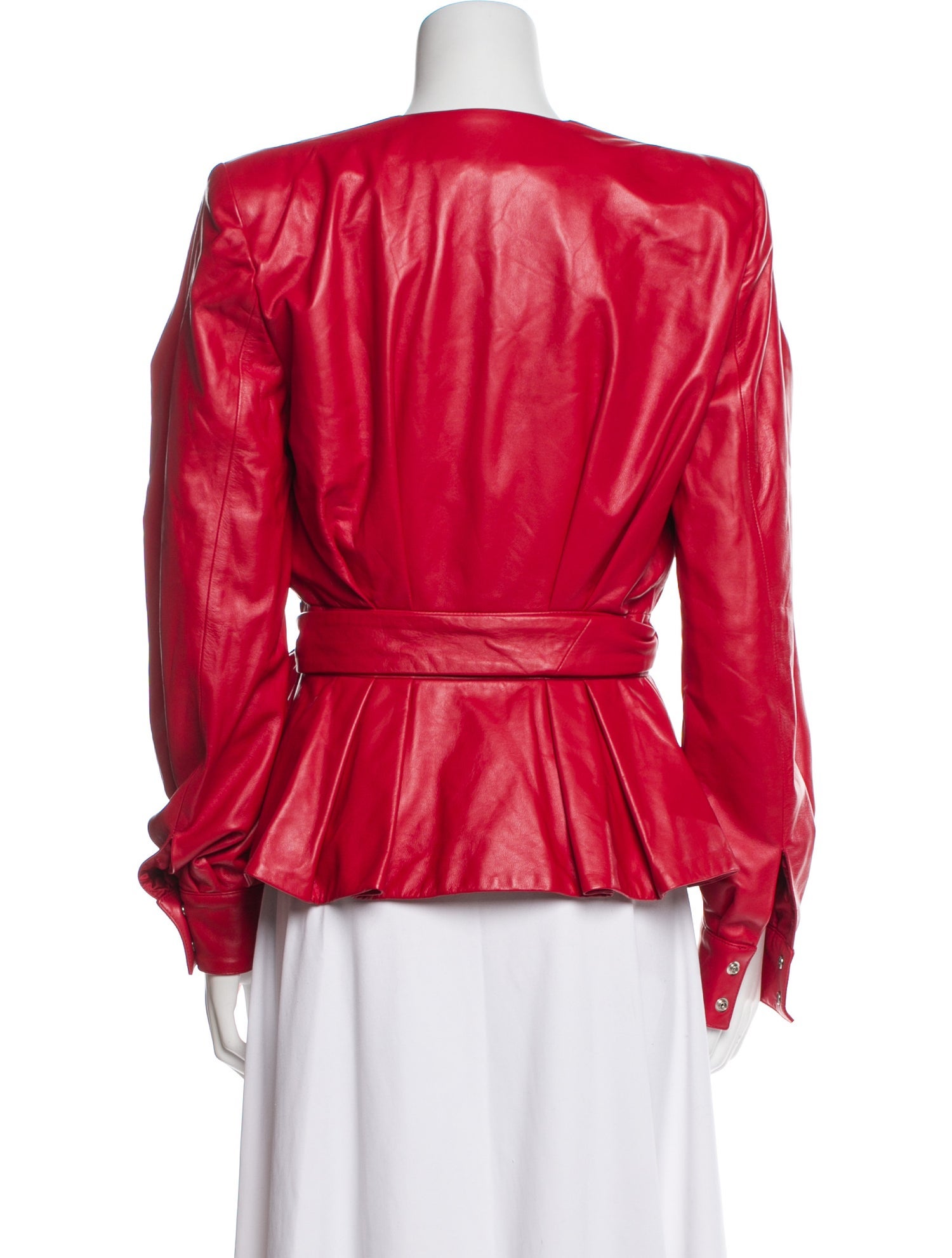 Alexandre Vauthier Leather Evening Jacket