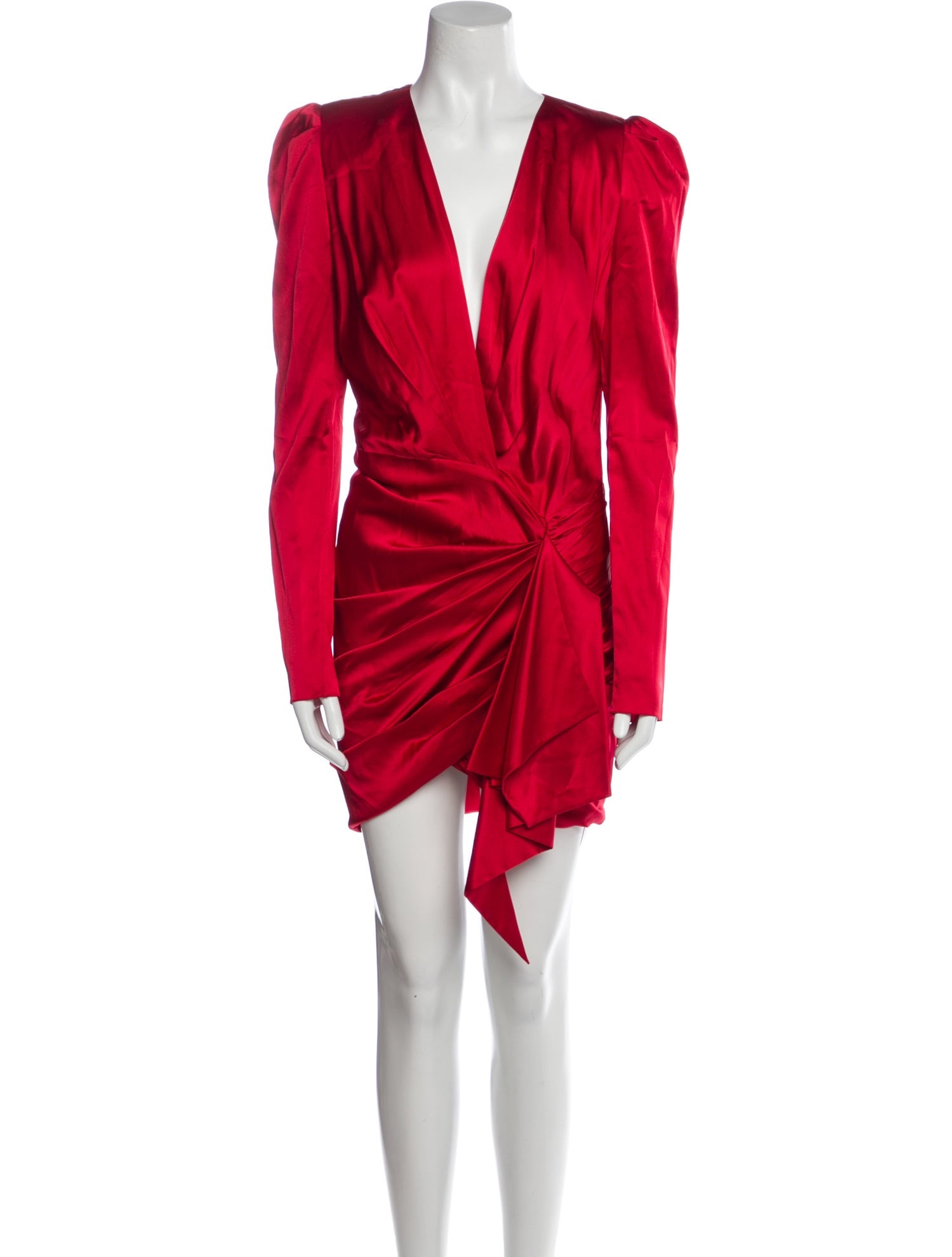 Alexandre Vauthier Silk Mini Dress