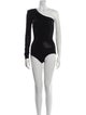 Alexandre Vauthier One-Shoulder Long Sleeve Bodysuit