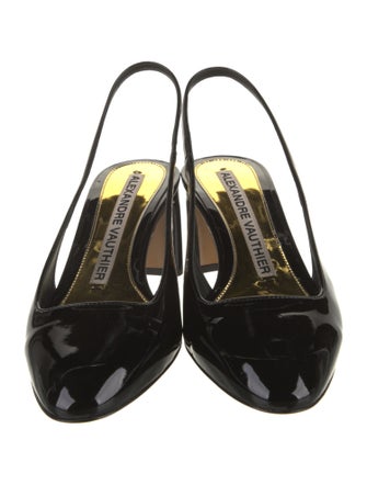 Alexandre Vauthier Patent Leather Slingback Pumps w/ Tags