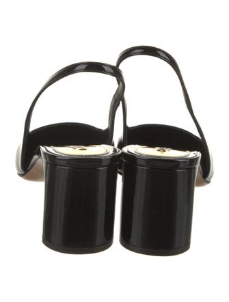 Alexandre Vauthier Patent Leather Slingback Pumps w/ Tags