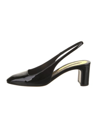 Alexandre Vauthier Patent Leather Slingback Pumps w/ Tags