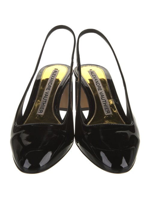 Alexandre Vauthier Patent Leather Slingback Pumps w/ Tags