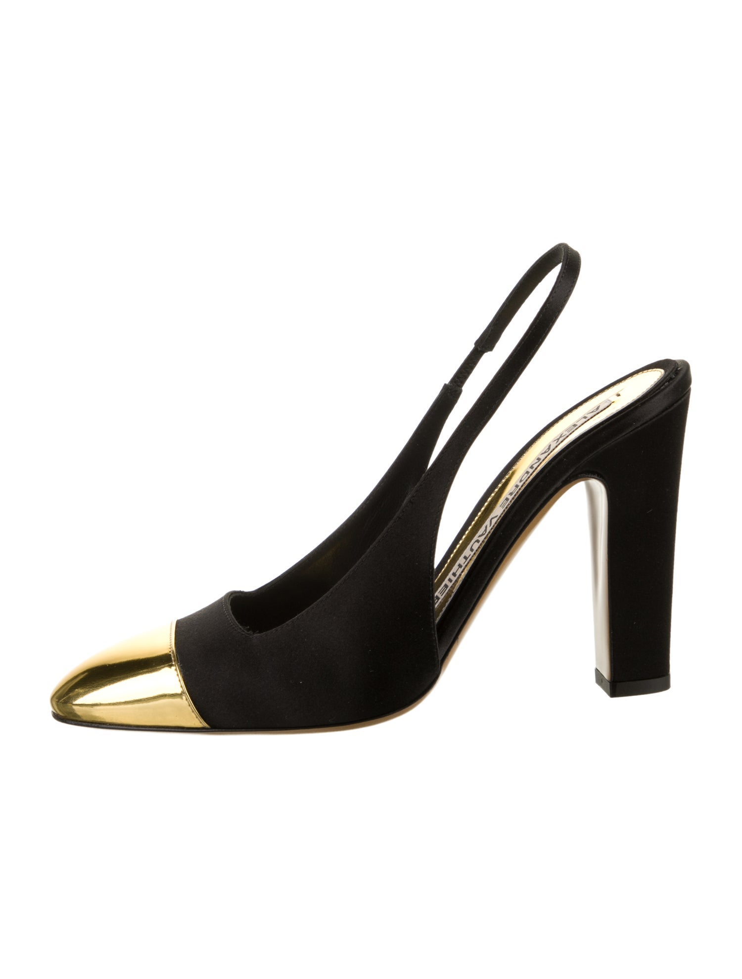 Alexandre Vauthier Colorblock Pattern Slingback Pumps w/ Tags