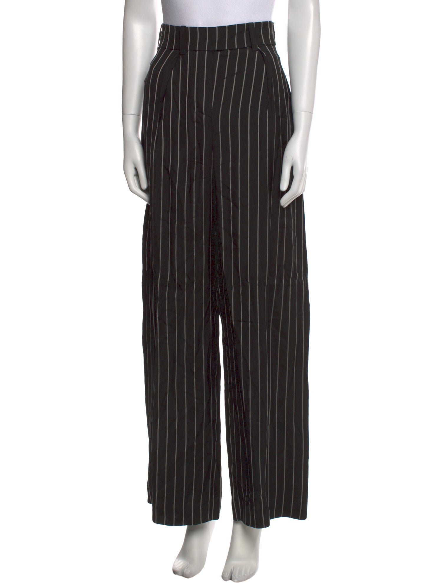 Alexandre Vauthier Striped Wide Leg Pants