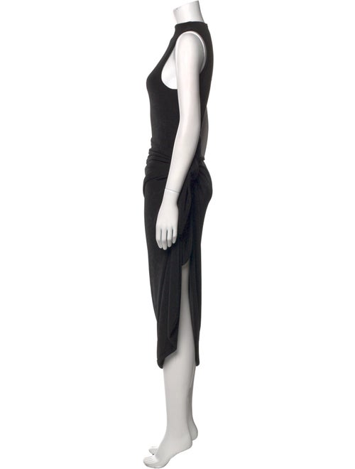 Alexandre Vauthier Mock Neck Long Dress