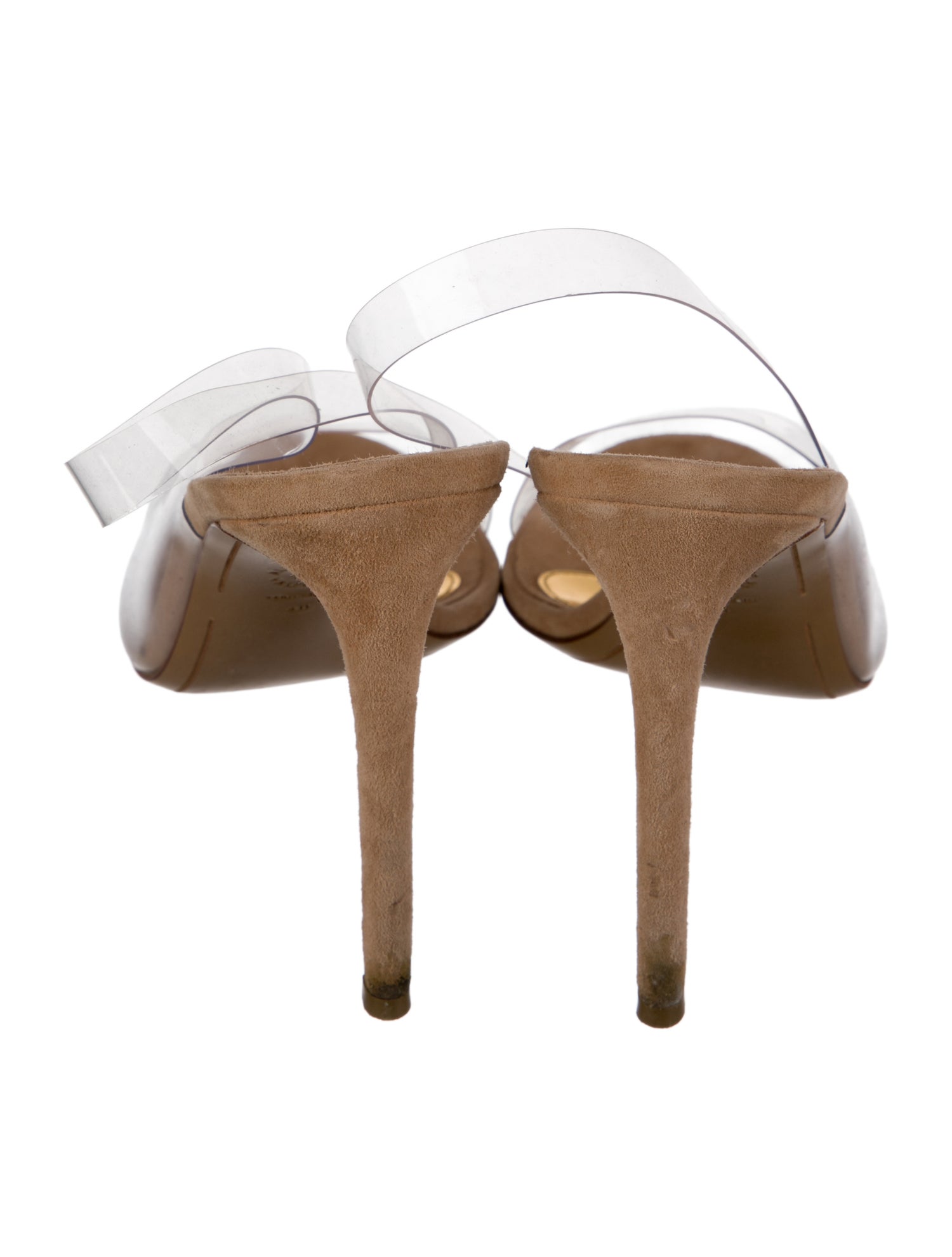 Alexandre Vauthier Suede Slingback Sandals