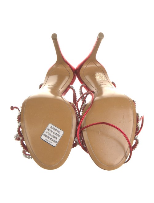 Alexandre Vauthier Leather Gladiator Sandals