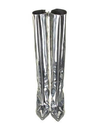 Alexandre Vauthier Patent Leather Boots