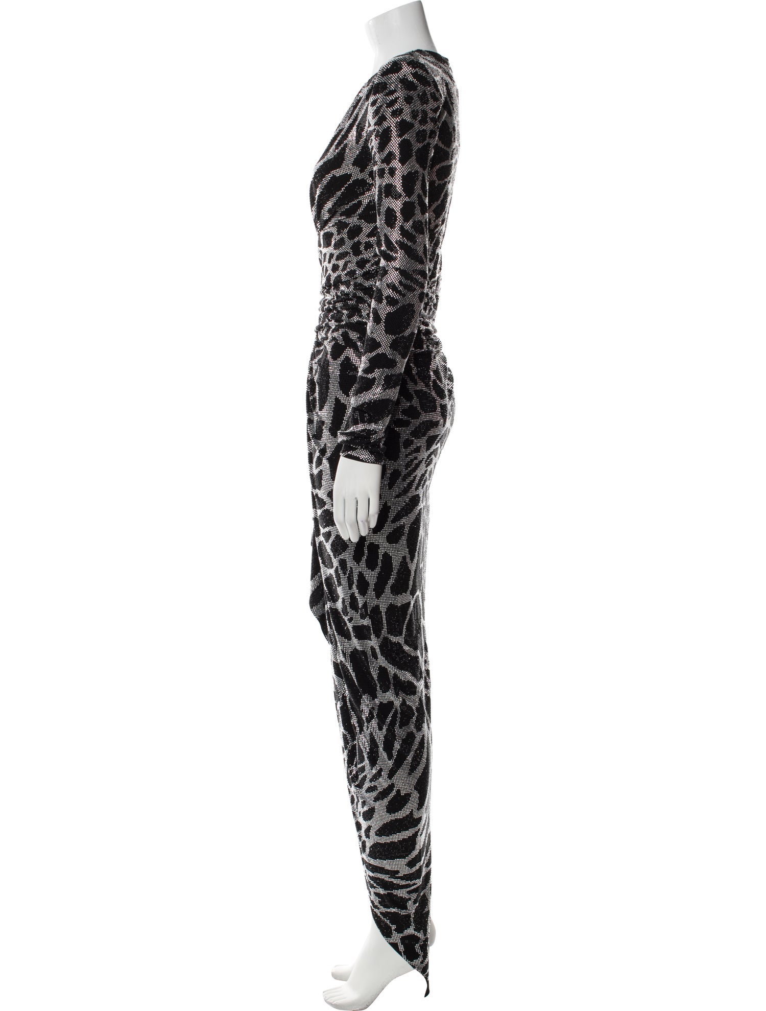 Alexandre Vauthier Animal Print Midi Length Dress w/ Tags
