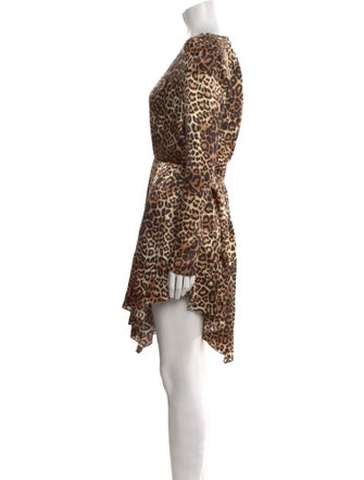 Alexandre Vauthier Silk Knee-Length Dress