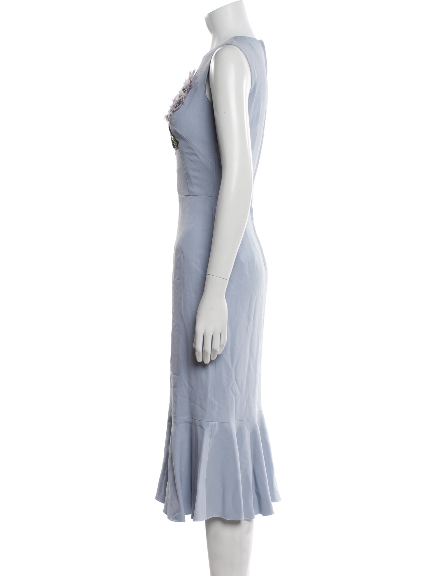 Dolce & Gabbana Crew Neck Midi Length Dress w/ Tags