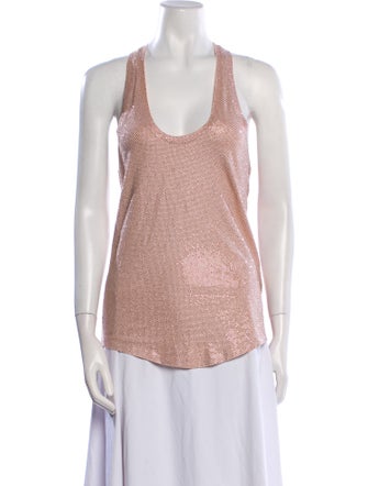 Alexandre Vauthier Scoop Neck Sleeveless Top