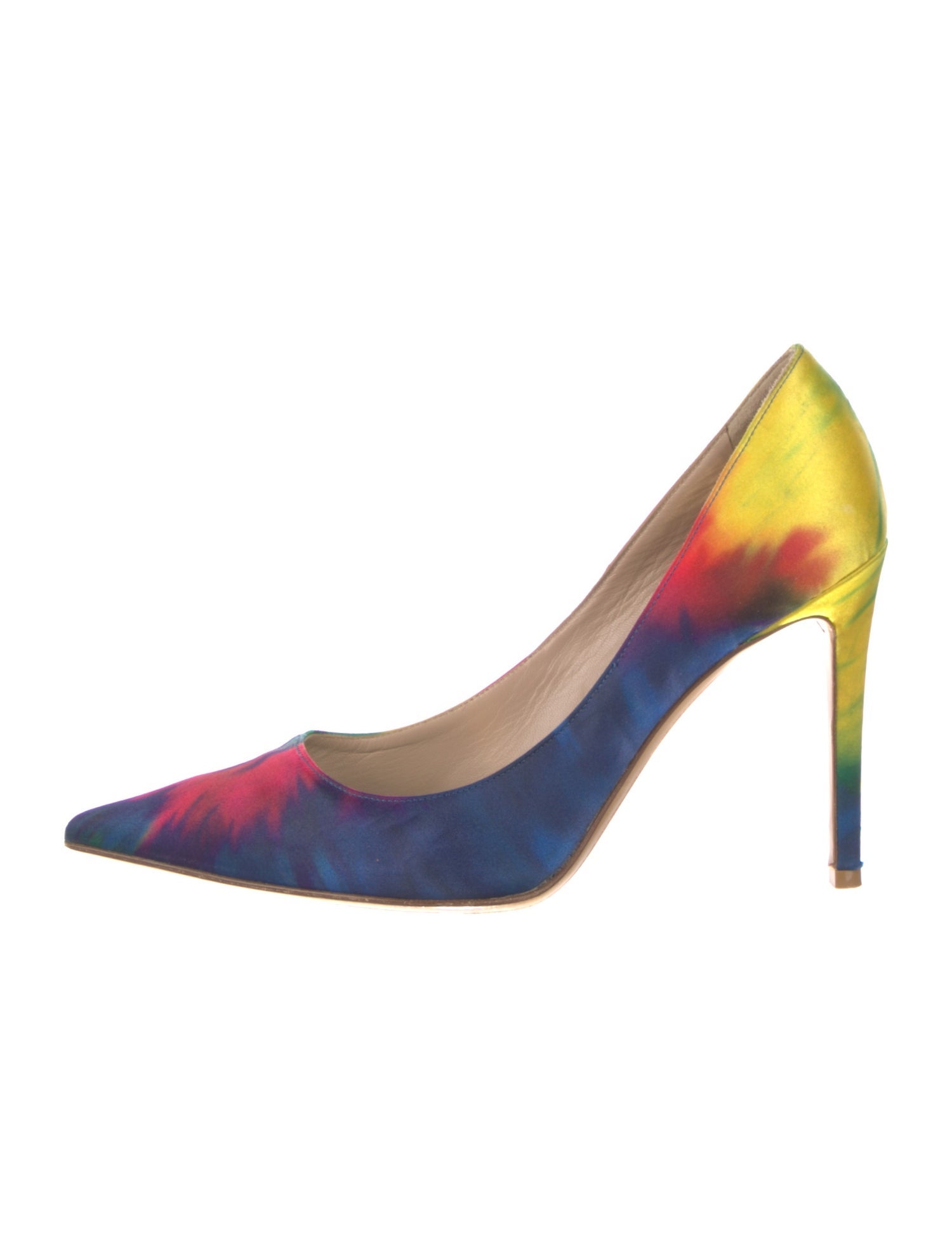 Alexandre Vauthier Satin Printed Pumps