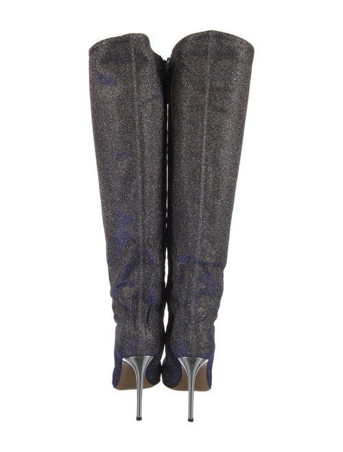 Alexandre Vauthier Glitter Accents Boots